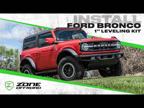 2021 Bronco 1\" Leveling Kit | How to Install