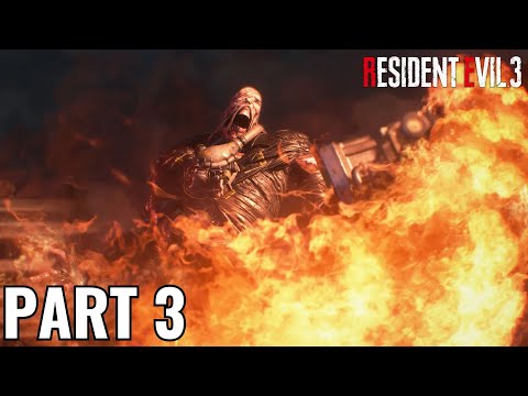 Resident Evil 3 Remake – First Battle with Nemesis | Part 3 | PS5 4K Gameplay