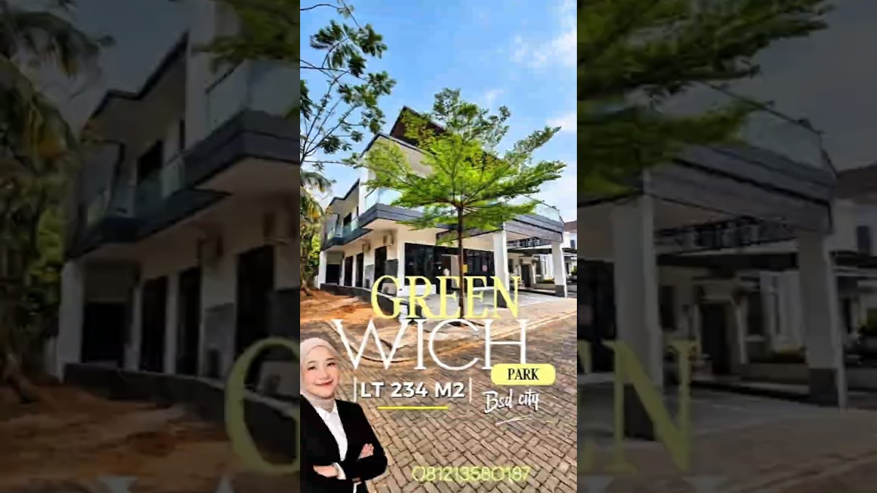 Dijual Brandnew Hoek Exclusive di Greenwich Park BSD City
