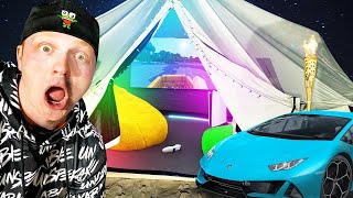 24 HOUR $1,000,000 LUXURY CAMPING CHALLENGE!