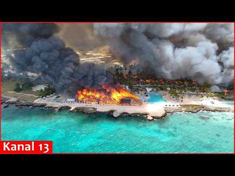 Massive fire destroys resort in Dominican Republic, forces evacuation of almost 1,700 tourists