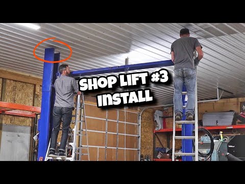 Installing a 2 post 10,000lb lift