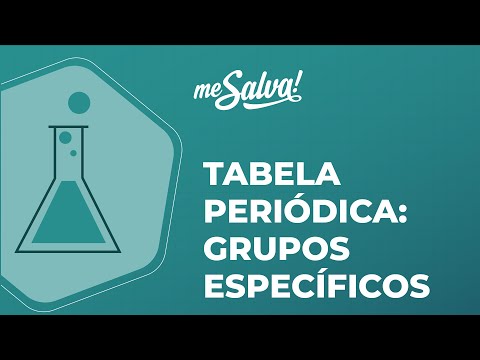 Tabela Periódica – Grupos Específicos - Química Básica - Me Salva! Saúde