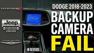 Dodge & Jeep Backup Camera Blue Screen Unavailable Fix