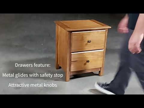 Grain wood furniture - Shaker Nightstand