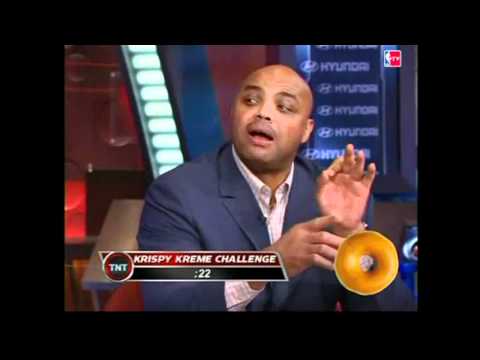 Charles Barkley Eats Krispy Kreme | (11/1/2007)