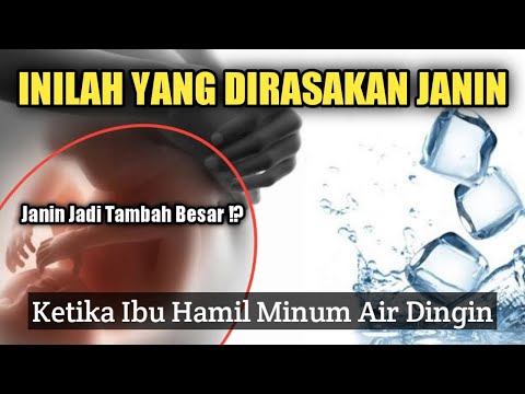 INILAH YANG DIRASAKAN JANIN SAAT IBU HAMIL MINUM AIR DINGIN