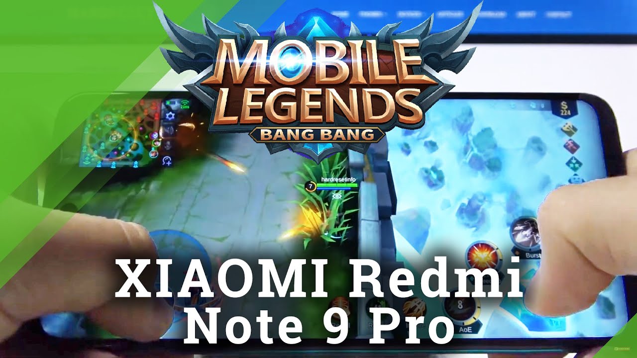 Mobile Legends Gameplay XIAOMI Note 9 Pro