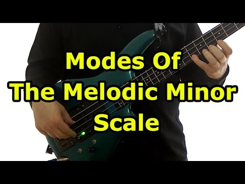 Modes Of The Melodic Minor Scale For Bass Guitar