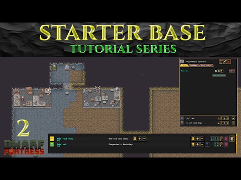 STARTER BASE & AUTOMATION - Full DWARF FORTRESS Guide Ep 02