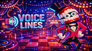 Every Caine VoiceLine in The Amazing Digital Circus Chapter 1 & 2 & 3