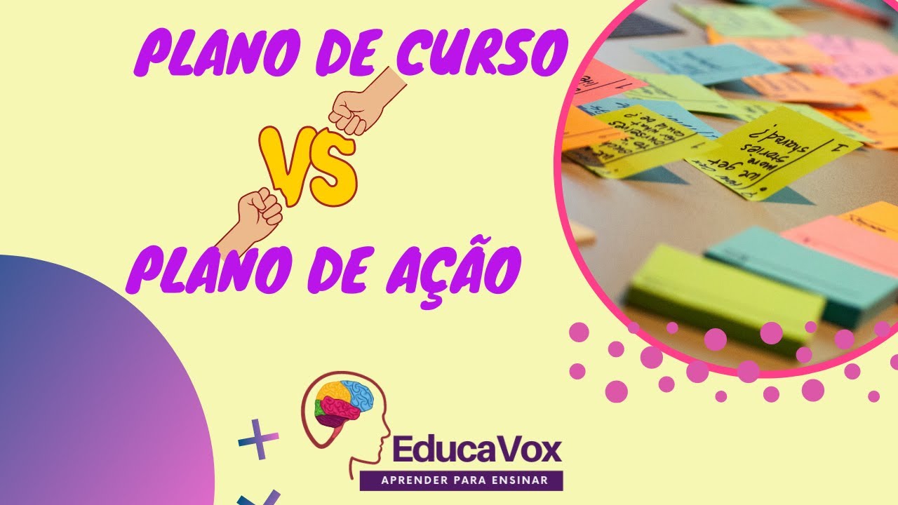 Plano anual VS Plano de curso e Plano de ação | EducaVox | 051
