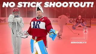 I did a shootout challenge WITH NO STICK! 😳
