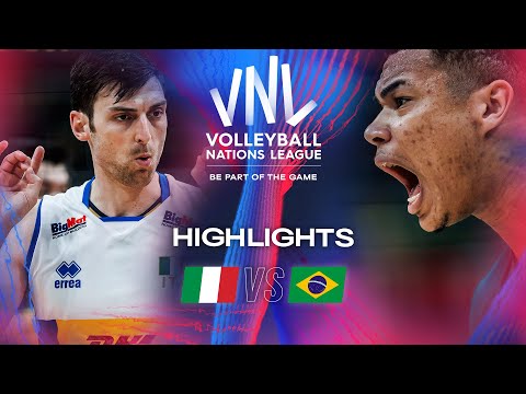 Italy Shocked Brazil At Home VNL 2024 Set 5 💥