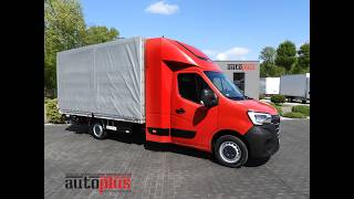 Camion b&acirc;ch&eacute; < 3.5t Renault MASTER TARPAULIN LIFT 8 PALLETS WEBASTO CRUISE CONTROL LED LIGHT | Image 4 - Autoline