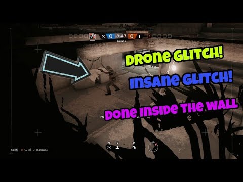 Rainbow six siege Glitch (insane drone Glitch) Drone Inside the wall PS4/Xbox one Video