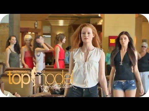 Catwalk training with Wolfgang and Thomas | Germany's Next Topmodel 2014 | ProSieben
