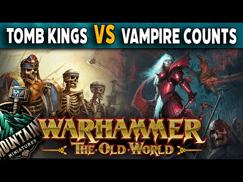 Tomb Kings vs Vampire Counts - Warhammer The Old World Battle Report