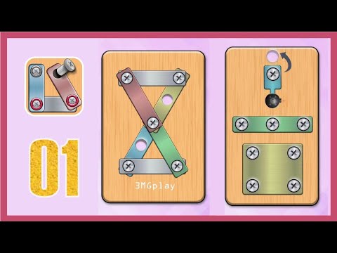 Nuts And Bolts - Screw Puzzle - Gameplay Part.01 (Level 1-15) - YouTube