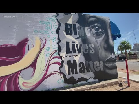 Valley artists fight racial injustice through murals