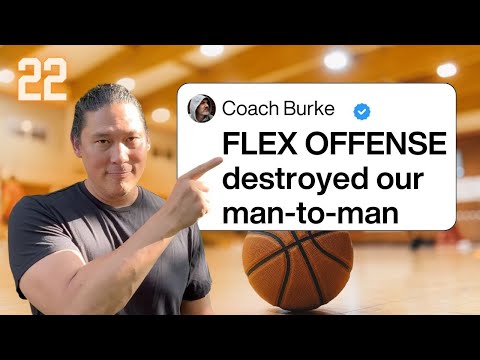 How to Run The Flex Offense vs Man-to-Man Defense