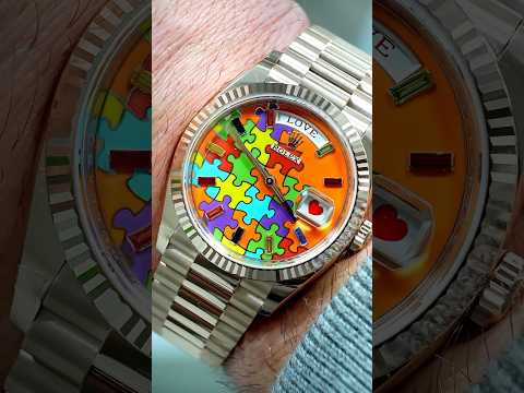 WORLDS FIRST! 128235-0063 Puzzle Dial! #rolex #rolexdaydate #watchesandwonders #watchoftheday