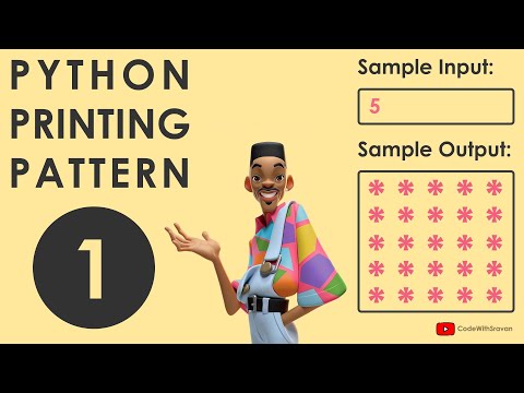 1 Python Printing Pattern Codewithsravan