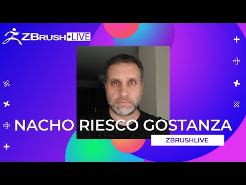 ZBrushLIVE Artist Nacho Riesco Gostanza - Sculpting Organic Jewelry Designs with ZBrush 2022