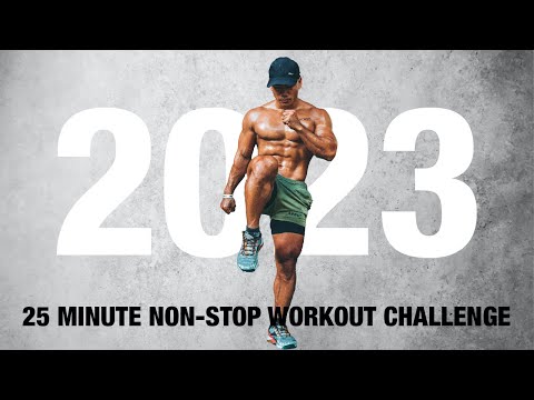 Advanced non-stop sweaty 25 minute cardio workout at home.
