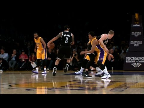 Deron Williams -- 15 Assists vs Lakers | Feb. 20th, 2015