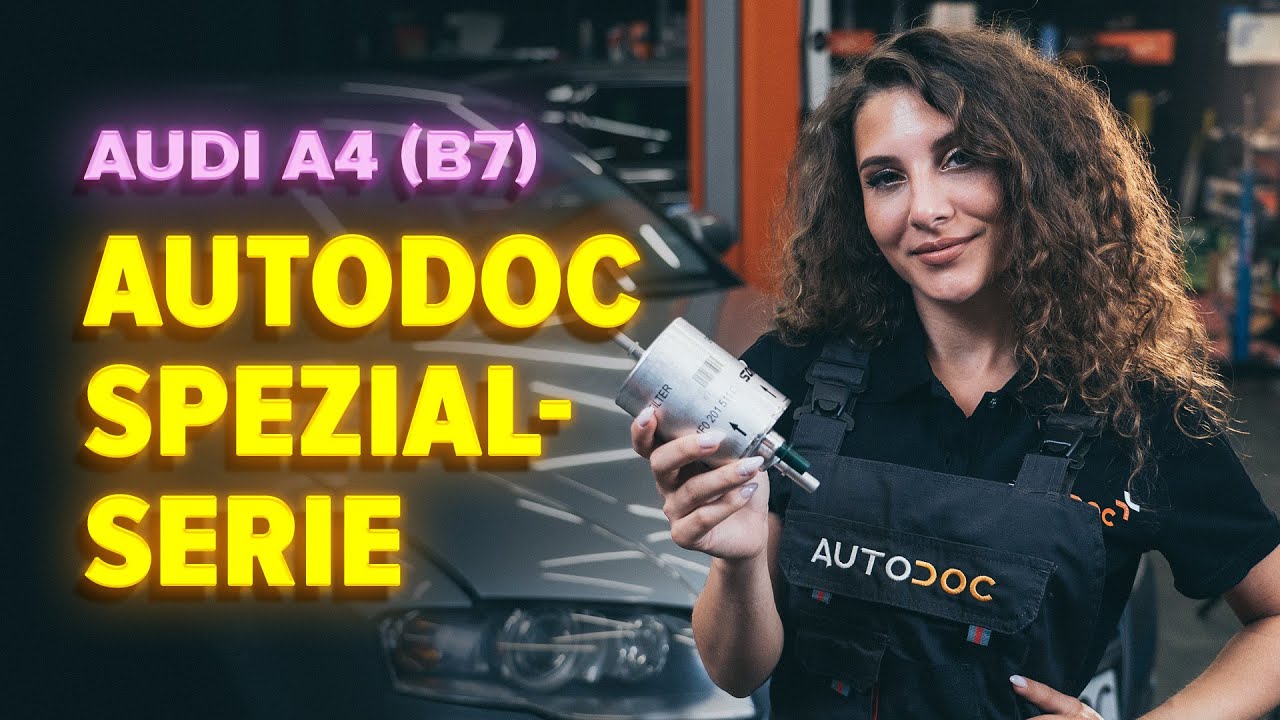 Wie Audi A4 B7 Kraftstofffilter wechseln - Anleitung