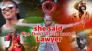 Queen ifrica Beat Buju Capleton and Sizzla and Say Free Vybz Kartel &amp; she don&#39;t trust Kartel lawyer