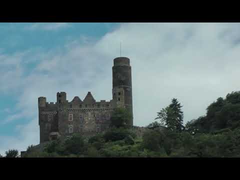Maus Castle on the Rhine in Germany (one of very few never destroyed)
