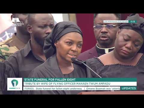 “Shame on you, death, you have not won” – Wife of Sergeant Ernest Addo pays tribute