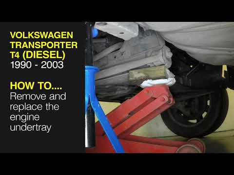 Volkswagen Transporter T4 (1990 - 2003) - Engine undertray remove and replace