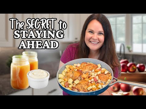 EASY Recipes and Weekly Kitchen Prep! | Maple Roasted Veg and Chicken