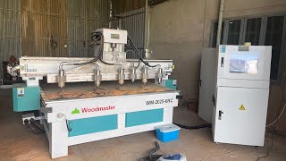 Máy Đục Tranh 6 Đầu Woodmaster, Đục CNC thế hệ mới WM-2025-6RC
