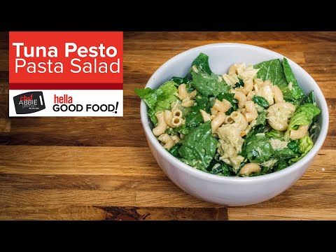 Tuna Pesto Pasta Salad