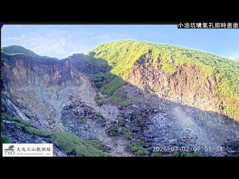 陽明山-小油坑噴氣孔即時影像