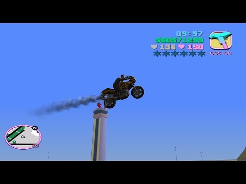 GTA Vice City - 36 Unique Stunt Jumps Guide (1080p)