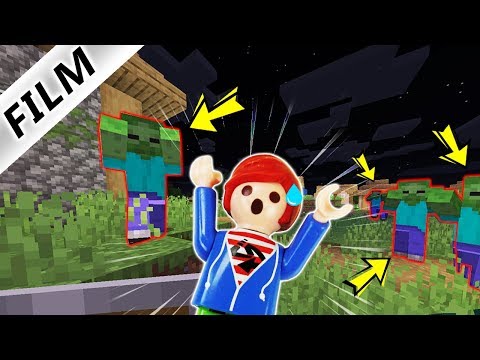 #02 JULIAN SPIELT MINECRAFT IN DER NACHT & WILL GEGEN ZOMBIES ÜBERLEBEN Playmobil Film Familie Vogel