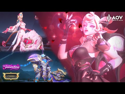 AOV New Skin Codex Xeniel Arum, Veera, Udin | Valentine - Arena of Valor