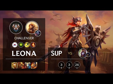 Leona Support vs Lulu - KR Challenger Patch 11.9