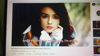 chicago lowdown peter cetera singing she doesn&#39;t need me anymore song by sean mckeown