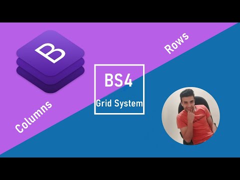 3 - ( Bootstrap 4 Tutorial )  Grid System [ Rows & Columns ]