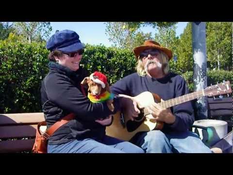 Reverend Pete and Diamond Sausalito Busking in California March 2012