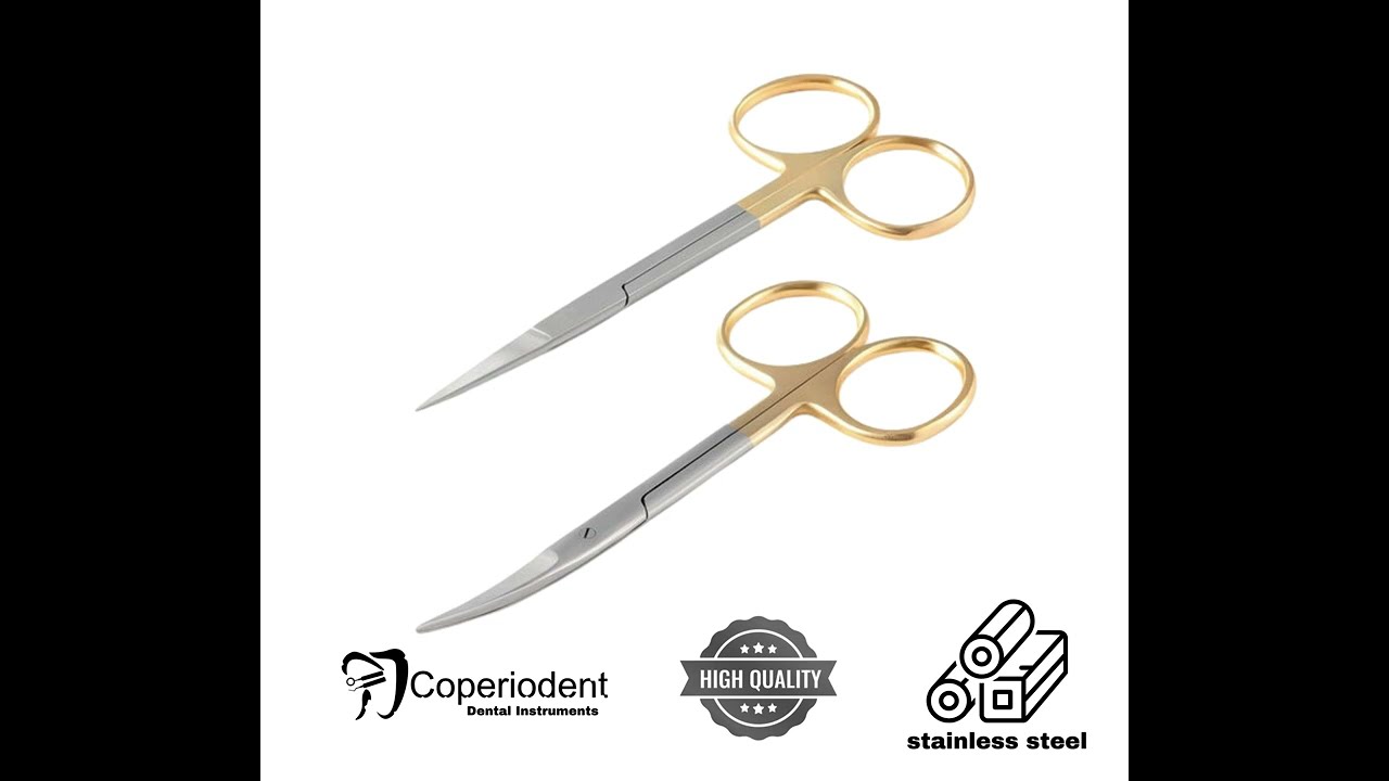 coperiodent Dental Surgical Scissors – Straight/Curved Sharp Tip