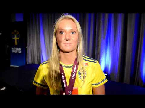 Filmhyllning till U19 efter EM-guldet