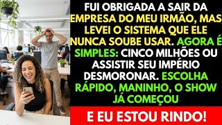 pegue suas coisas e suma gritou meu irmão. ele só não esperava o que aconteceria no dia seguinte