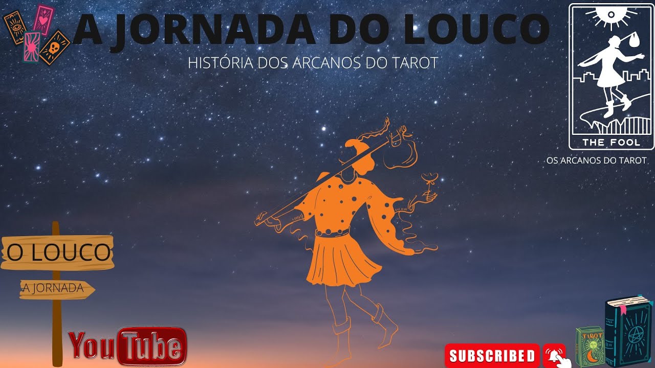 🔮A JORNADA DO LOUCO DO TAROT ✨A HISTÓRIA DOS ARCANOS✨ Curso de Tarot